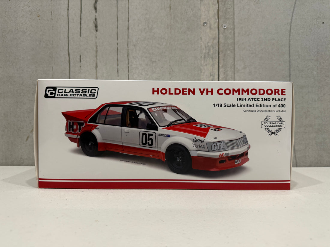 PETER BROCK - HOLDEN VH COMMODORE - 1984 ATCC 2ND PLACE - 1:18 SCALE DIECAST MODEL