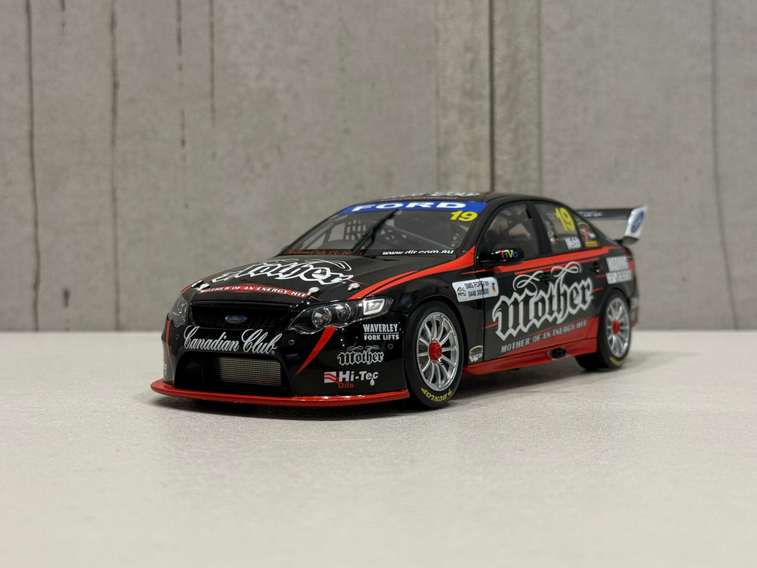 JONATHON WEBB - MOTHER ENERGY RACING 2010 FORD FALCON FG - SYDNEY TELSTRA 500 RACE 25 WINNER - 1:18 SCALE DIECAST MODEL