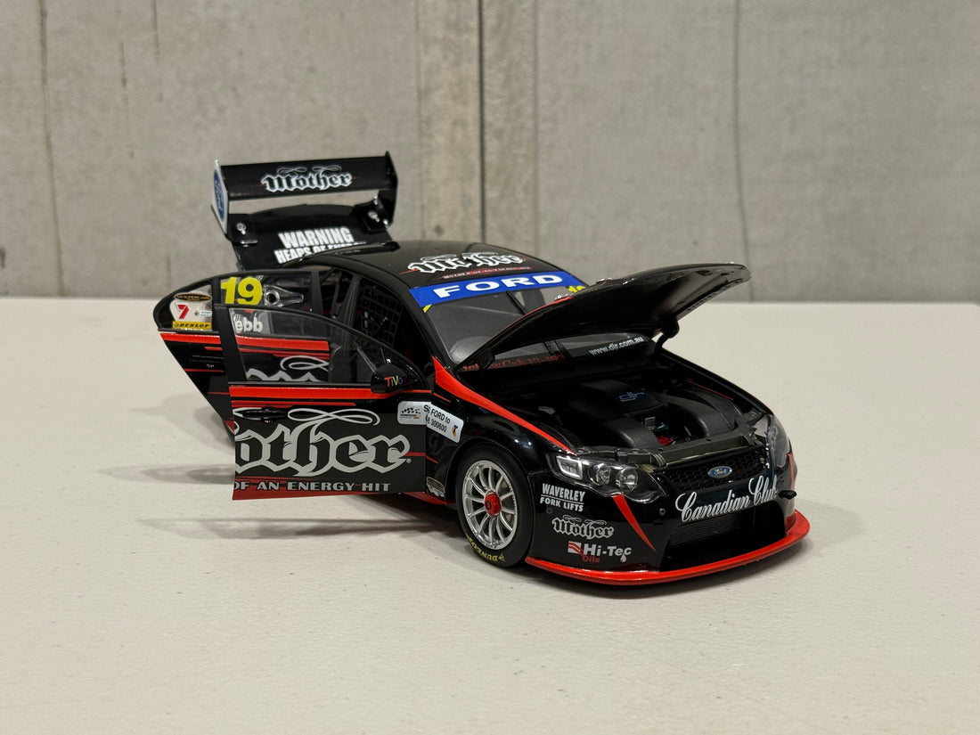 JONATHON WEBB - MOTHER ENERGY RACING 2010 FORD FALCON FG - SYDNEY TELSTRA 500 RACE 25 WINNER - 1:18 SCALE DIECAST MODEL