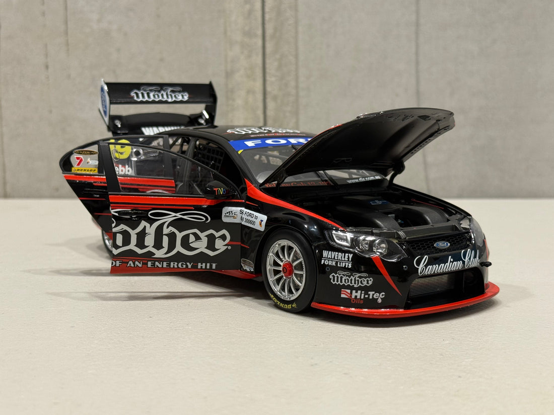 JONATHON WEBB - MOTHER ENERGY RACING 2010 FORD FALCON FG - SYDNEY TELSTRA 500 RACE 25 WINNER - 1:18 SCALE DIECAST MODEL