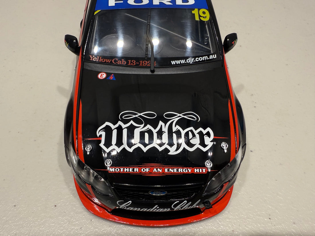 JONATHON WEBB - MOTHER ENERGY RACING 2010 FORD FALCON FG - SYDNEY TELSTRA 500 RACE 25 WINNER - 1:18 SCALE DIECAST MODEL