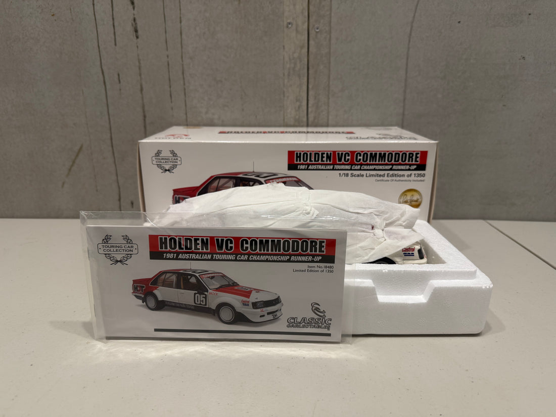 PETER BROCK - HOLDEN VC COMMODORE - 1981 AUSTRALIAN TOURING CAR CHAMPIONSHIP RUNNER-UP - 1:18 SCALE DIECAST MODEL