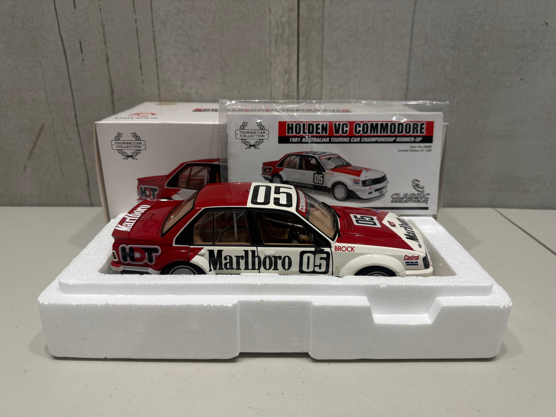 PETER BROCK - HOLDEN VC COMMODORE - 1981 AUSTRALIAN TOURING CAR CHAMPIONSHIP RUNNER-UP - 1:18 SCALE DIECAST MODEL
