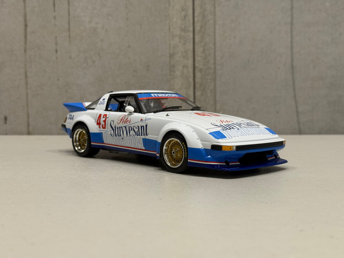ALLAN MOFFAT 1983 AUSTRALIAN TOURING CAR CHAMPION MAZDA RX7 - 1:18 SCALE DIECAST MODEL - BIANTE