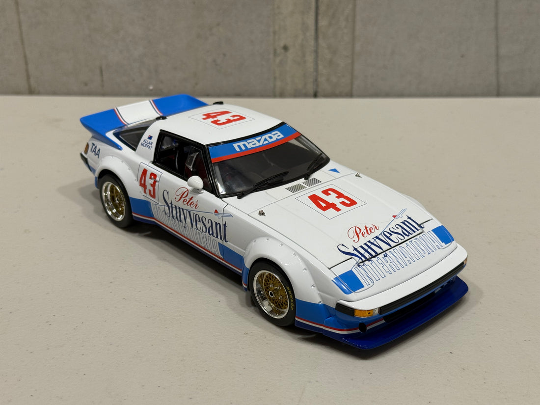 ALLAN MOFFAT 1983 AUSTRALIAN TOURING CAR CHAMPION MAZDA RX7 - 1:18 SCALE DIECAST MODEL - BIANTE