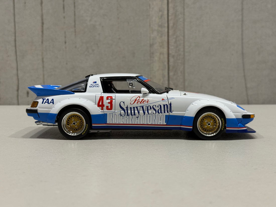 ALLAN MOFFAT 1983 AUSTRALIAN TOURING CAR CHAMPION MAZDA RX7 - 1:18 SCALE DIECAST MODEL - BIANTE