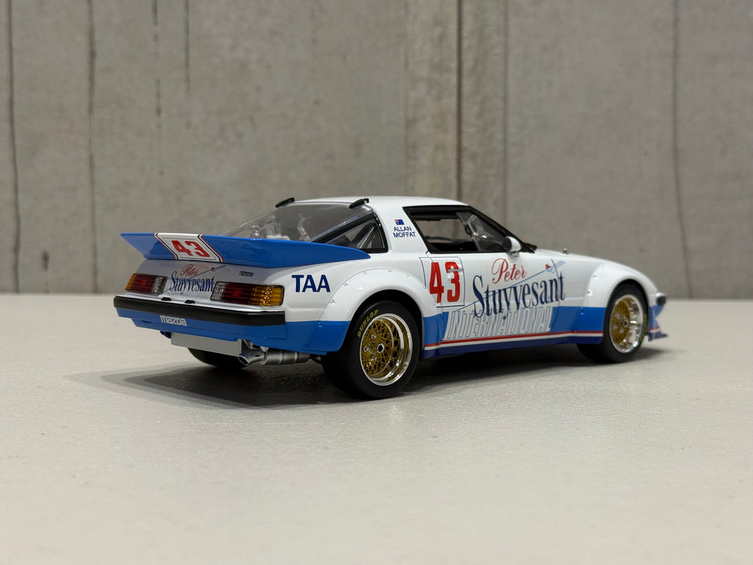 ALLAN MOFFAT 1983 AUSTRALIAN TOURING CAR CHAMPION MAZDA RX7 - 1:18 SCALE DIECAST MODEL - BIANTE
