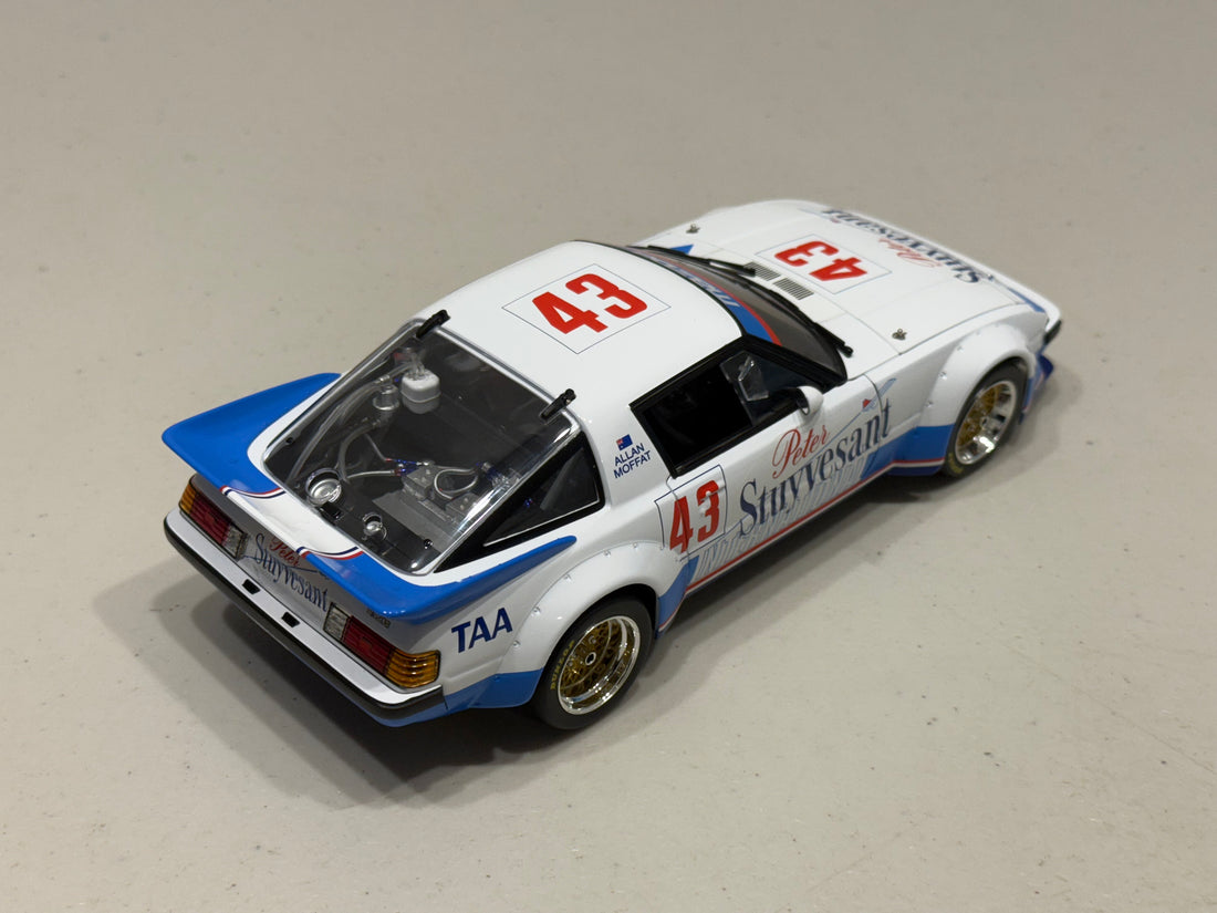 ALLAN MOFFAT 1983 AUSTRALIAN TOURING CAR CHAMPION MAZDA RX7 - 1:18 SCALE DIECAST MODEL - BIANTE