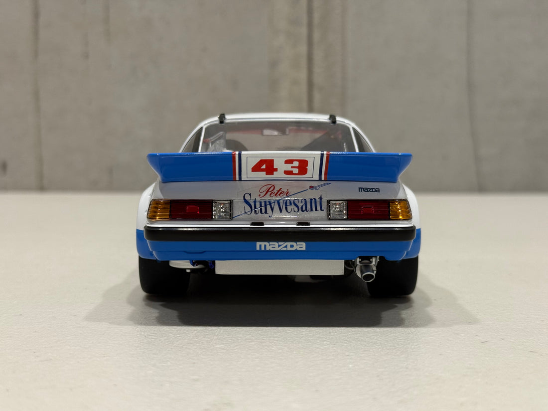 ALLAN MOFFAT 1983 AUSTRALIAN TOURING CAR CHAMPION MAZDA RX7 - 1:18 SCALE DIECAST MODEL - BIANTE