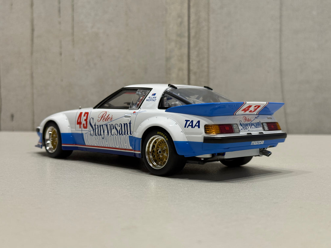 ALLAN MOFFAT 1983 AUSTRALIAN TOURING CAR CHAMPION MAZDA RX7 - 1:18 SCALE DIECAST MODEL - BIANTE