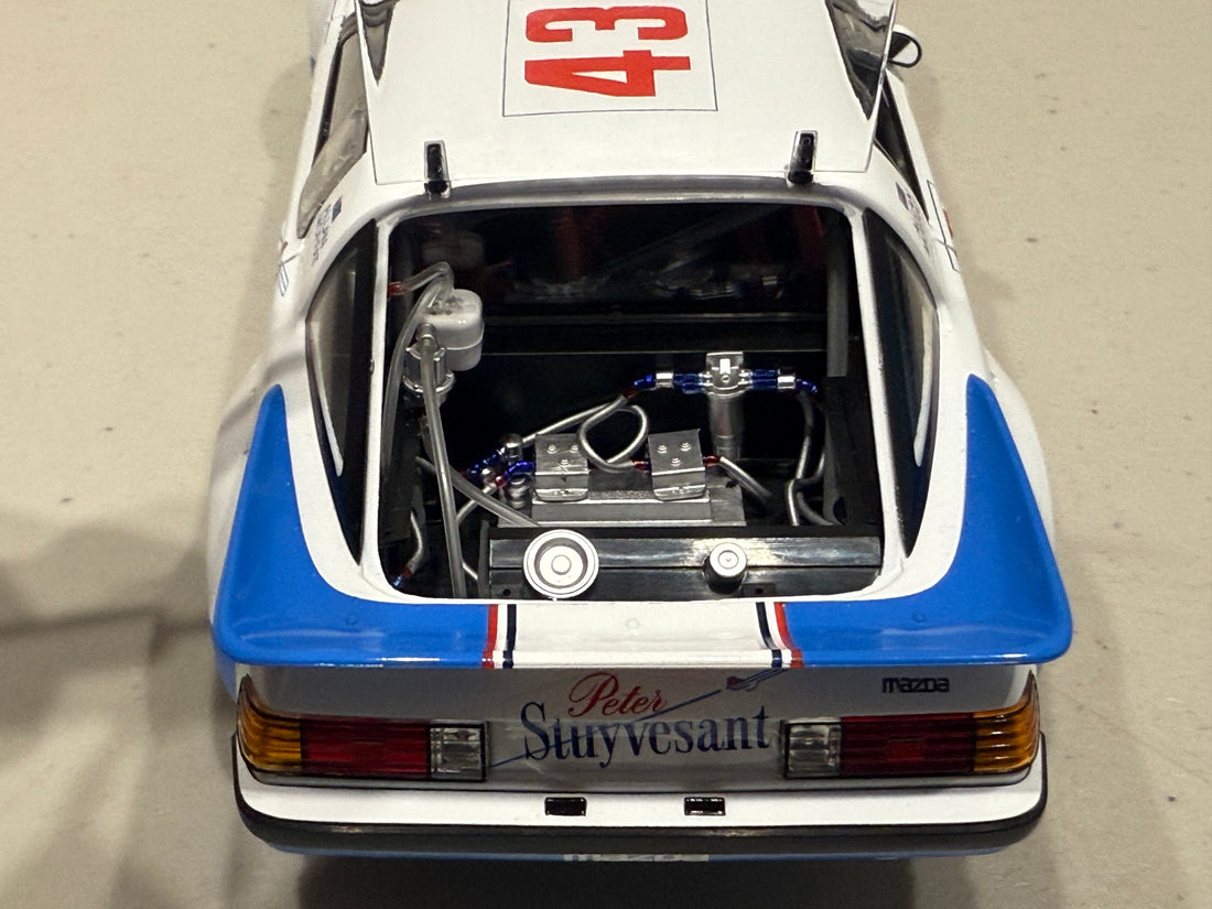 ALLAN MOFFAT 1983 AUSTRALIAN TOURING CAR CHAMPION MAZDA RX7 - 1:18 SCALE DIECAST MODEL - BIANTE