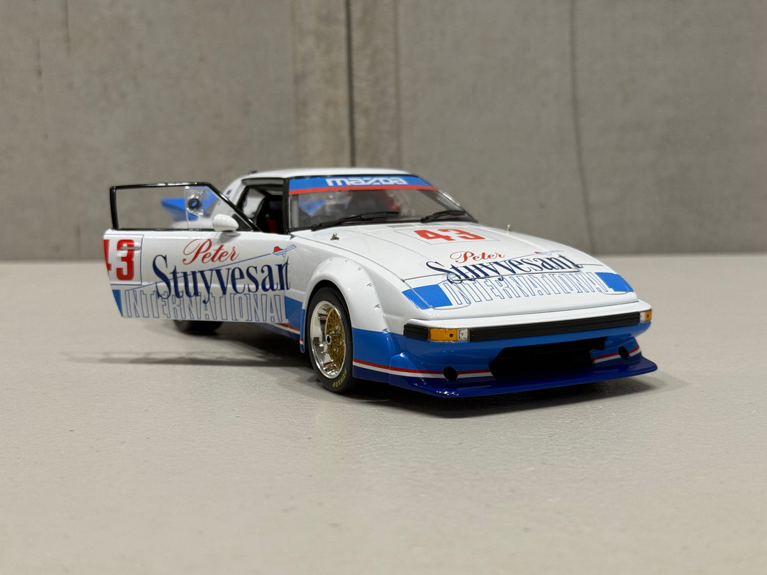 ALLAN MOFFAT 1983 AUSTRALIAN TOURING CAR CHAMPION MAZDA RX7 - 1:18 SCALE DIECAST MODEL - BIANTE
