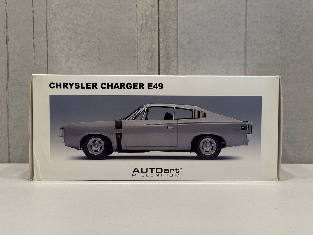 CHRYSLER CHARGER E49 - SILVER - 1:18 SCALE DIECAST MODEL - AUTOart