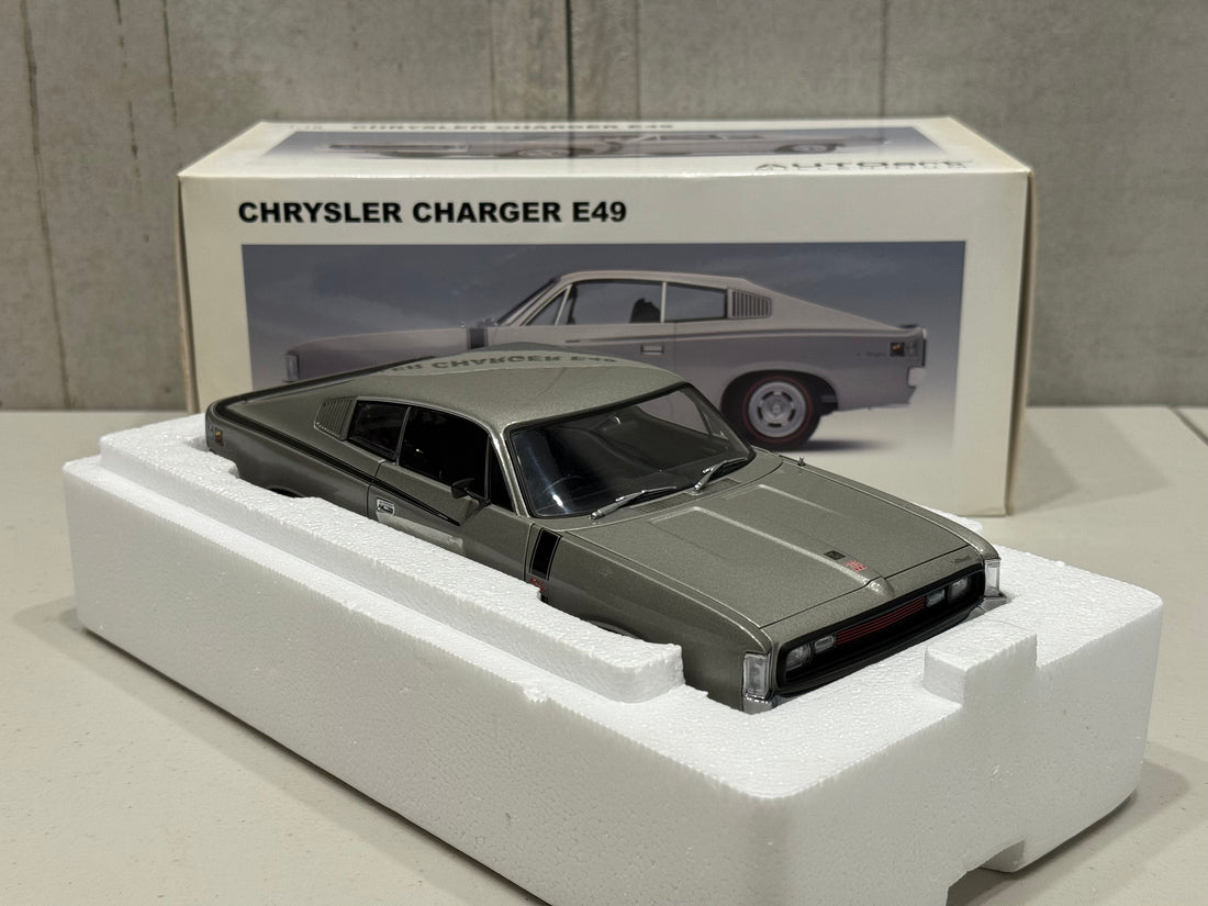 CHRYSLER CHARGER E49 - SILVER - 1:18 SCALE DIECAST MODEL - AUTOart
