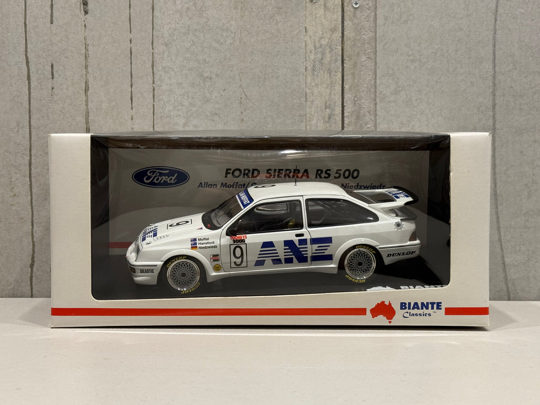 FORD SEIRRA RS500 - TOOHEYS 1000 - MOFFAT/HANSFORD/HIEDZWIEDZ BATHURST 1988 - 1:18 SCALE DIECAST MODEL - AUTOart