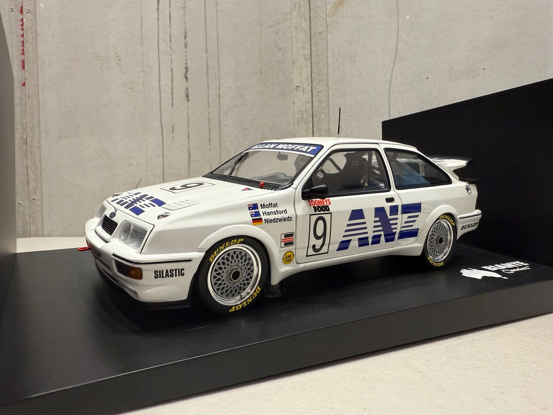 FORD SEIRRA RS500 - TOOHEYS 1000 - MOFFAT/HANSFORD/HIEDZWIEDZ BATHURST 1988 - 1:18 SCALE DIECAST MODEL - AUTOart