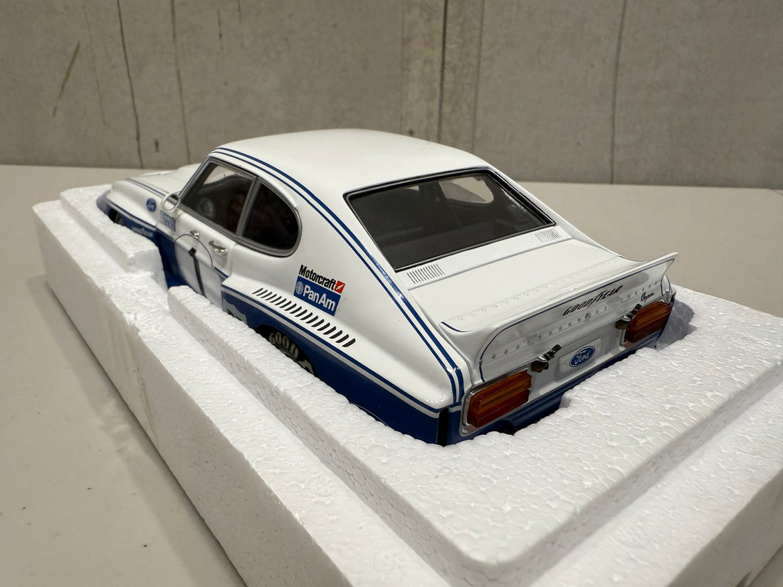 1975 ALLAN MOFFAT - FORD CAPRI RS 3100 - AUSTRALIAN SPORTS SEDAN - 1:18 SCALE DIECAST MODEL - AUTOart