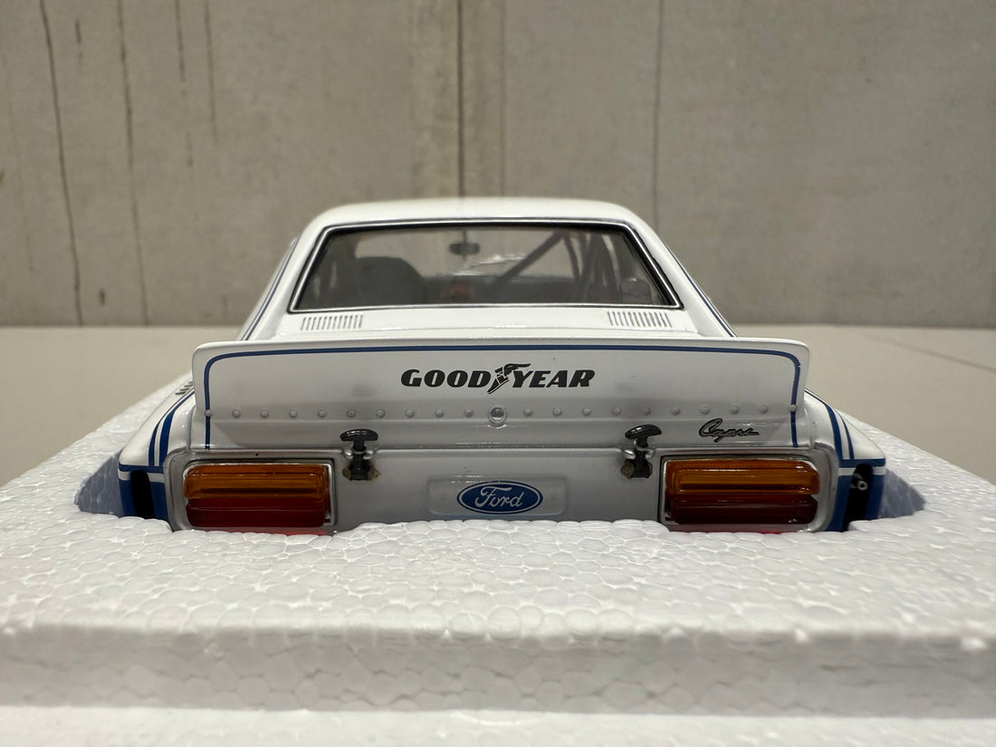 1975 ALLAN MOFFAT - FORD CAPRI RS 3100 - AUSTRALIAN SPORTS SEDAN - 1:18 SCALE DIECAST MODEL - AUTOart