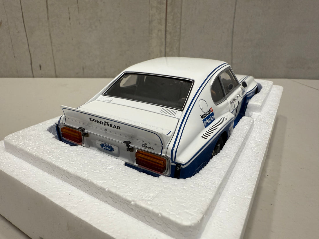 1975 ALLAN MOFFAT - FORD CAPRI RS 3100 - AUSTRALIAN SPORTS SEDAN - 1:18 SCALE DIECAST MODEL - AUTOart