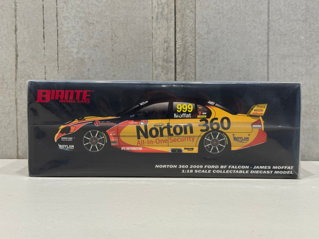 JAMES MOFFAT - NORTON 360 2009 FORD BF FALCON - 1:18 SCALE DIECAST MODEL - BIANTE