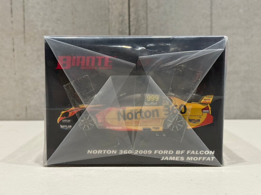 JAMES MOFFAT - NORTON 360 2009 FORD BF FALCON - 1:18 SCALE DIECAST MODEL - BIANTE