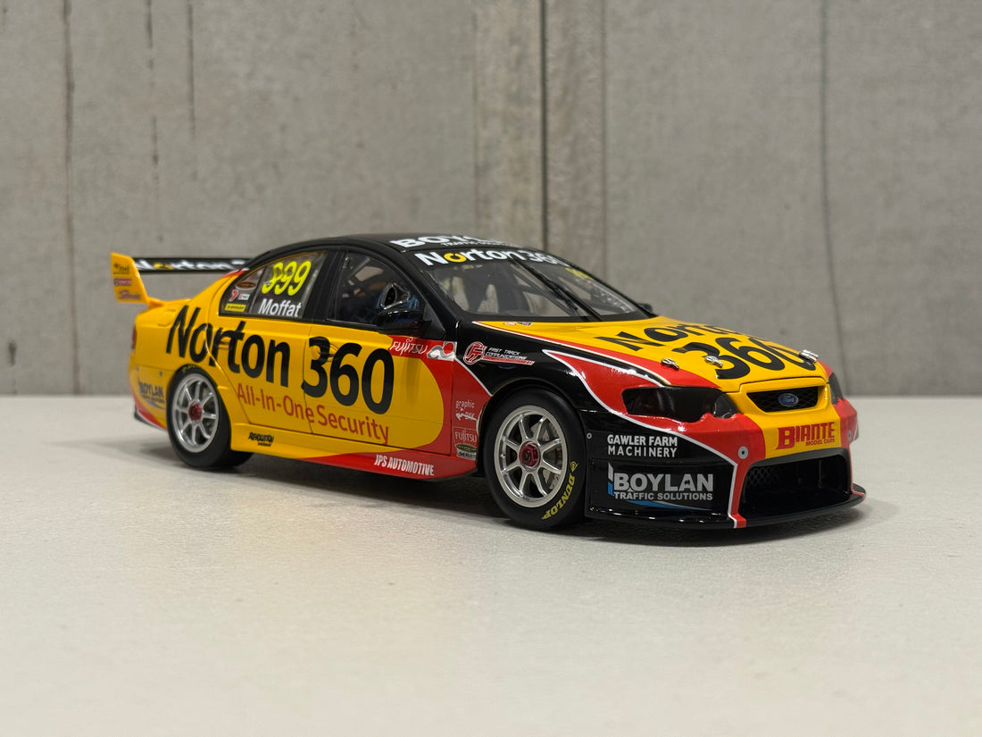JAMES MOFFAT - NORTON 360 2009 FORD BF FALCON - 1:18 SCALE DIECAST MODEL - BIANTE