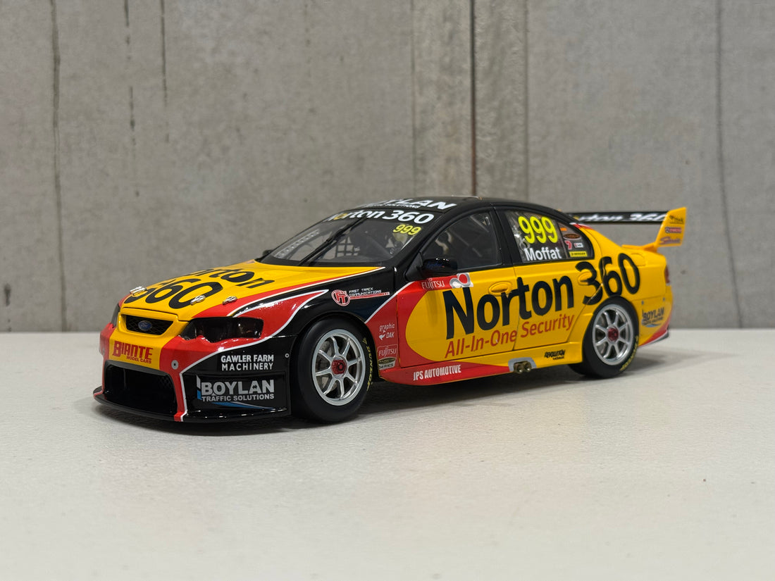 JAMES MOFFAT - NORTON 360 2009 FORD BF FALCON - 1:18 SCALE DIECAST MODEL - BIANTE