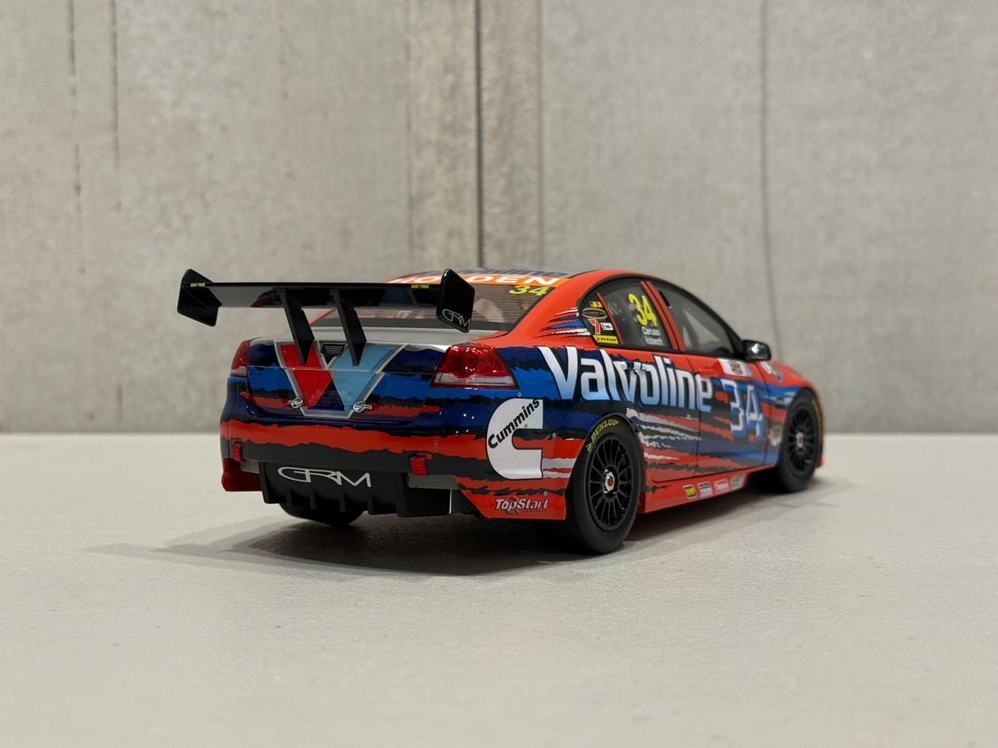 GRM HOLDEN VE COMMODORE- 3RD PLACE - 2009 SUPERCHEAP AUTO BATHURST 1000 - CARUSO/HOLDSWORTH - 1:18 SCALE DIECAST MODEL- BIANTE