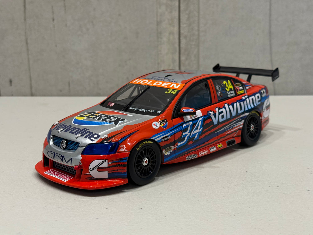GRM HOLDEN VE COMMODORE- 3RD PLACE - 2009 SUPERCHEAP AUTO BATHURST 1000 - CARUSO/HOLDSWORTH - 1:18 SCALE DIECAST MODEL- BIANTE