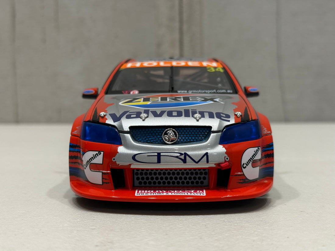 GRM HOLDEN VE COMMODORE- 3RD PLACE - 2009 SUPERCHEAP AUTO BATHURST 1000 - CARUSO/HOLDSWORTH - 1:18 SCALE DIECAST MODEL- BIANTE