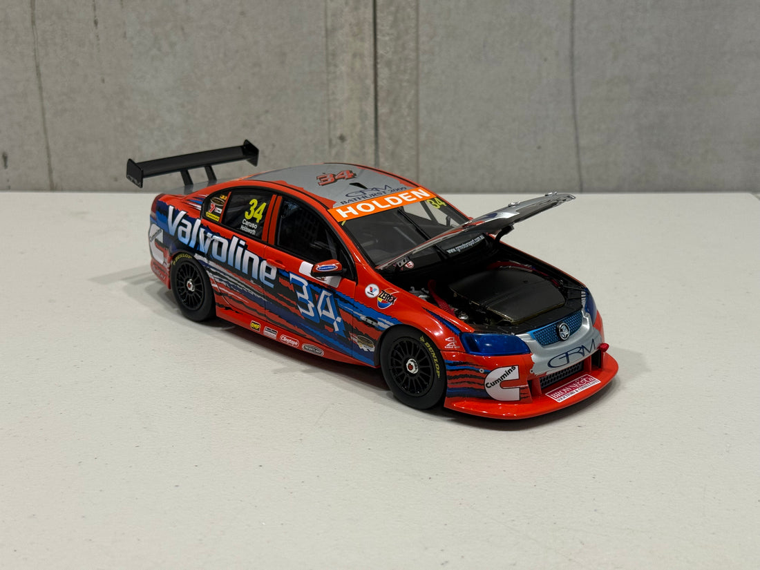GRM HOLDEN VE COMMODORE- 3RD PLACE - 2009 SUPERCHEAP AUTO BATHURST 1000 - CARUSO/HOLDSWORTH - 1:18 SCALE DIECAST MODEL- BIANTE