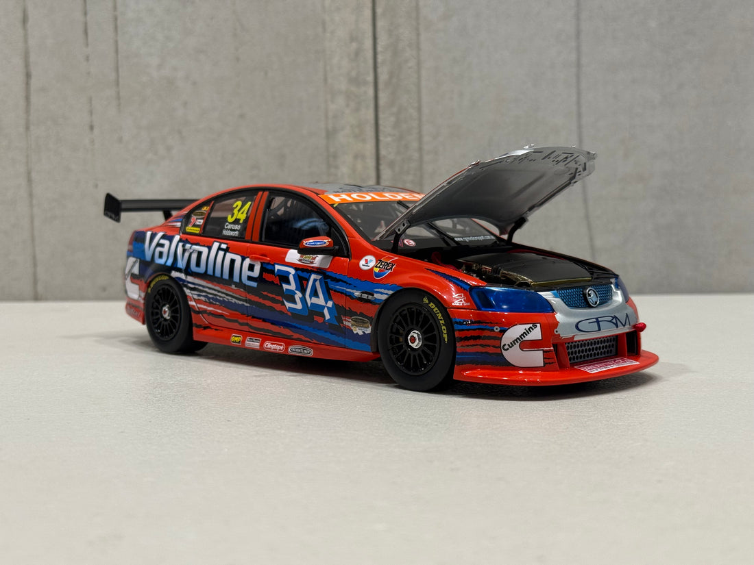 GRM HOLDEN VE COMMODORE- 3RD PLACE - 2009 SUPERCHEAP AUTO BATHURST 1000 - CARUSO/HOLDSWORTH - 1:18 SCALE DIECAST MODEL- BIANTE