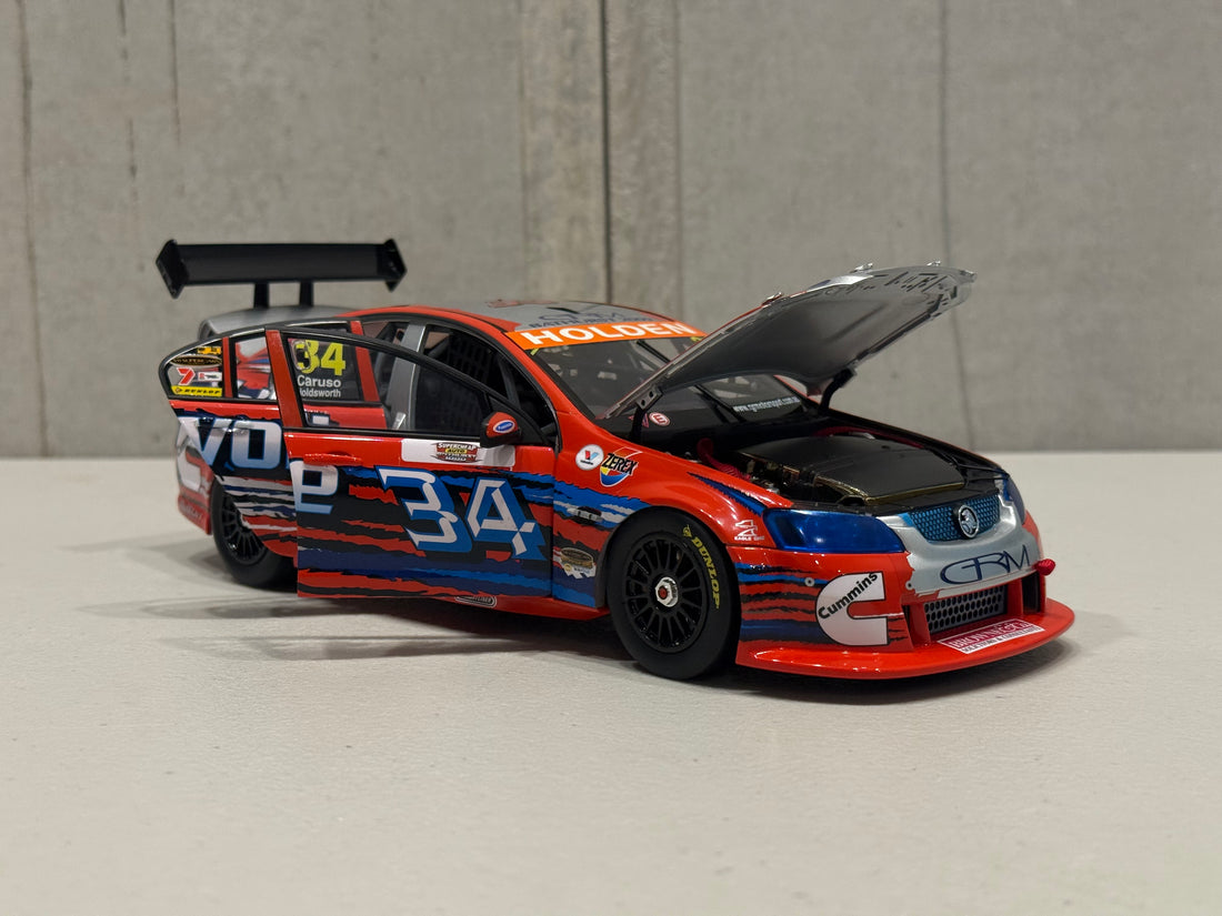 GRM HOLDEN VE COMMODORE- 3RD PLACE - 2009 SUPERCHEAP AUTO BATHURST 1000 - CARUSO/HOLDSWORTH - 1:18 SCALE DIECAST MODEL- BIANTE
