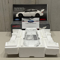 FORD FG FALCON LIMITED EDITION - WHITE WITH BONUS DECAL SET - 1:18 SCALE DIECAST MODEL - BIANTE