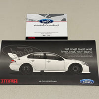 FORD FG FALCON LIMITED EDITION - WHITE WITH BONUS DECAL SET - 1:18 SCALE DIECAST MODEL - BIANTE