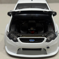 FORD FG FALCON LIMITED EDITION - WHITE WITH BONUS DECAL SET - 1:18 SCALE DIECAST MODEL - BIANTE