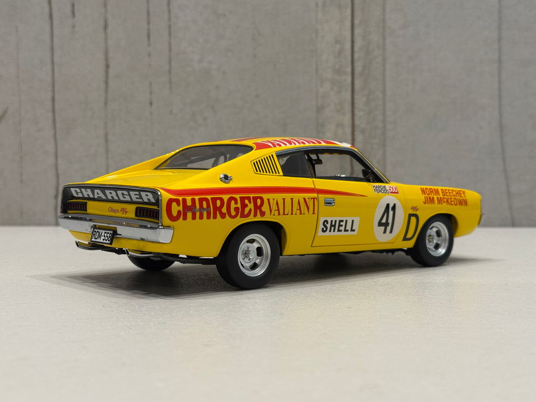 NORM BEECHEY/JIM McKEOWN - E38 R/T CHARGER - 1971 BATHURST WORKS ENTRY - 1:18 SCALE DIECAST MODEL