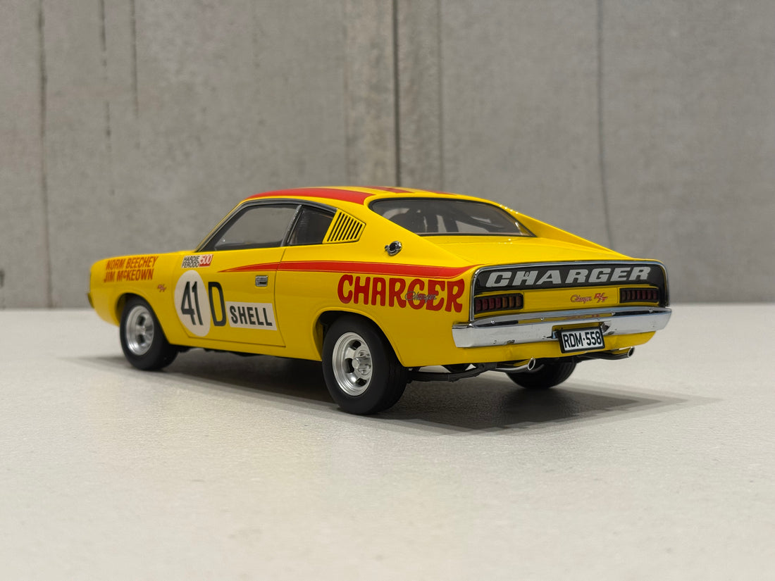 NORM BEECHEY/JIM McKEOWN - E38 R/T CHARGER - 1971 BATHURST WORKS ENTRY - 1:18 SCALE DIECAST MODEL