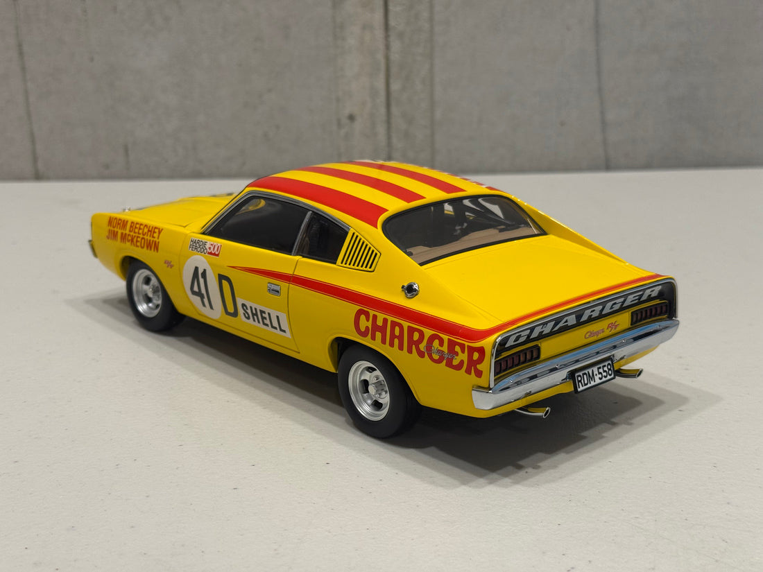 NORM BEECHEY/JIM McKEOWN - E38 R/T CHARGER - 1971 BATHURST WORKS ENTRY - 1:18 SCALE DIECAST MODEL