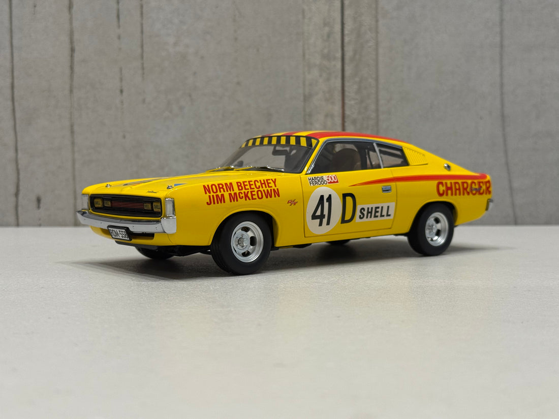 NORM BEECHEY/JIM McKEOWN - E38 R/T CHARGER - 1971 BATHURST WORKS ENTRY - 1:18 SCALE DIECAST MODEL
