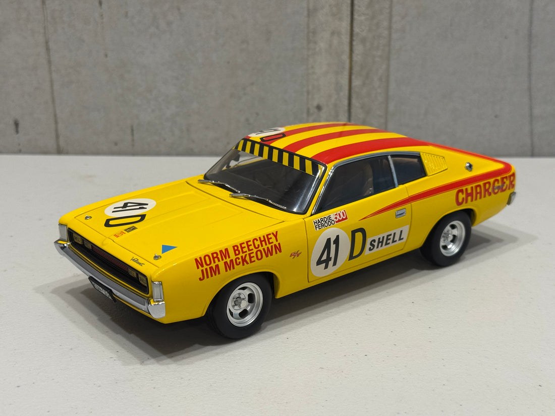NORM BEECHEY/JIM McKEOWN - E38 R/T CHARGER - 1971 BATHURST WORKS ENTRY - 1:18 SCALE DIECAST MODEL