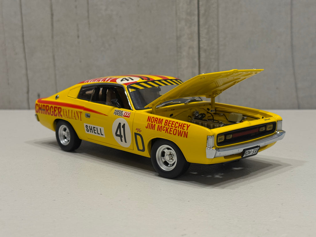 NORM BEECHEY/JIM McKEOWN - E38 R/T CHARGER - 1971 BATHURST WORKS ENTRY - 1:18 SCALE DIECAST MODEL