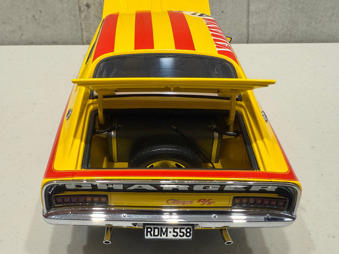 NORM BEECHEY/JIM McKEOWN - E38 R/T CHARGER - 1971 BATHURST WORKS ENTRY - 1:18 SCALE DIECAST MODEL