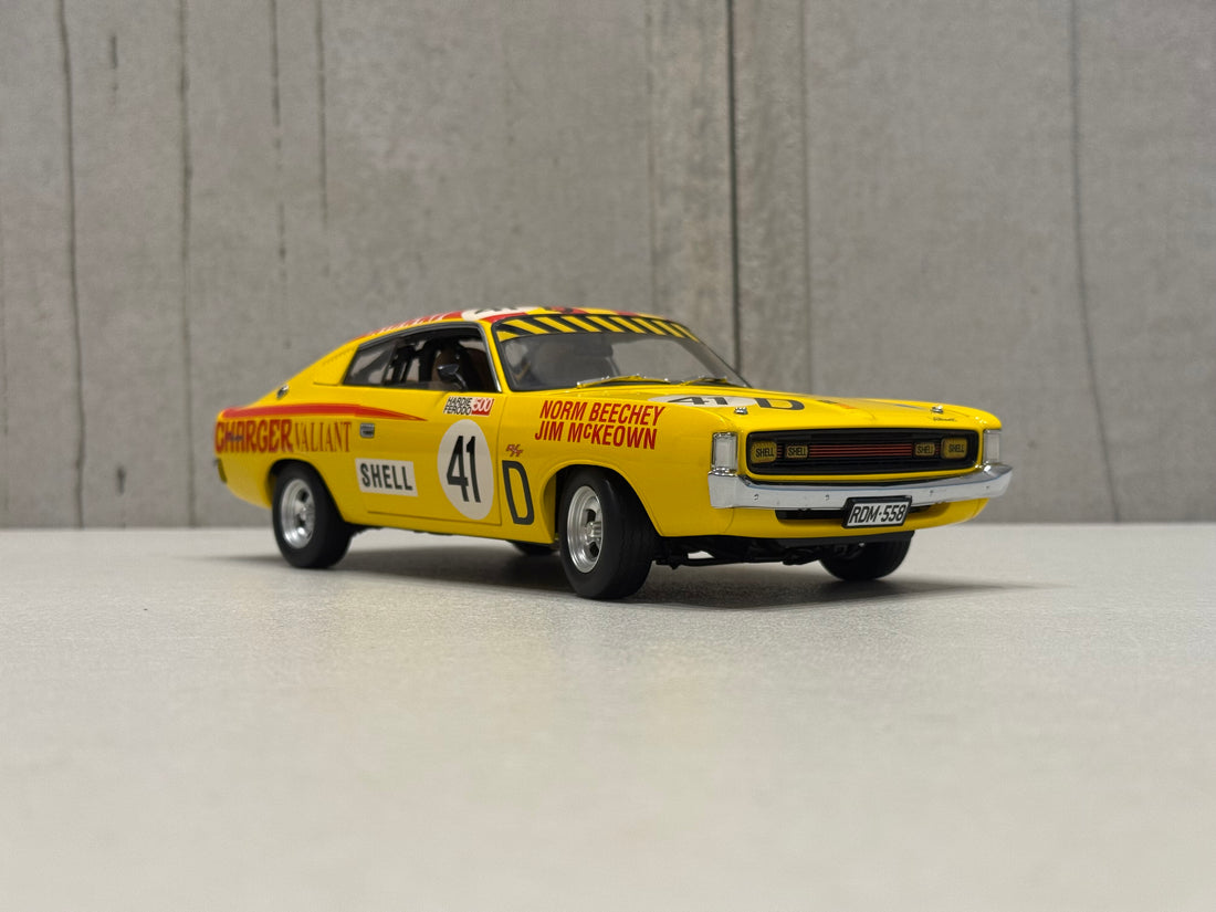 NORM BEECHEY/JIM McKEOWN - E38 R/T CHARGER - 1971 BATHURST WORKS ENTRY - 1:18 SCALE DIECAST MODEL