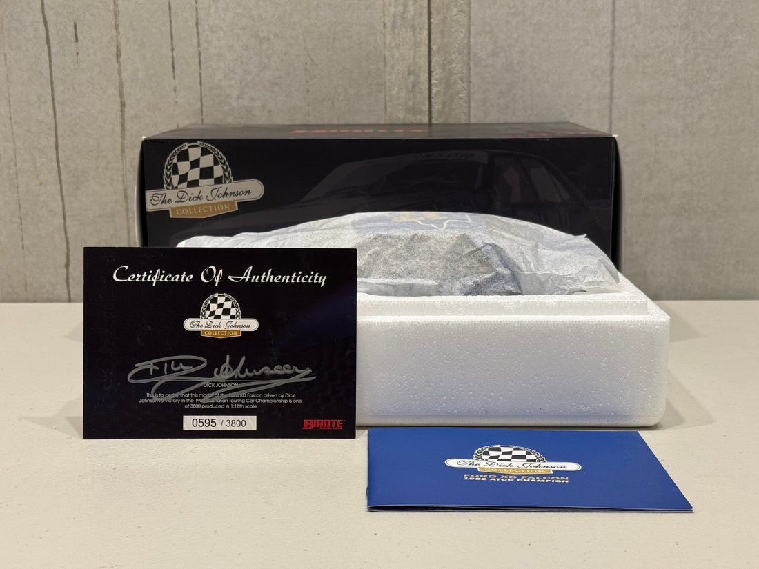 DICK JOHNSON - 1982 ATTC CHAMPION - FORD XD FALCON - 1:18 SCALE DIECAST MODEL - AUTOart