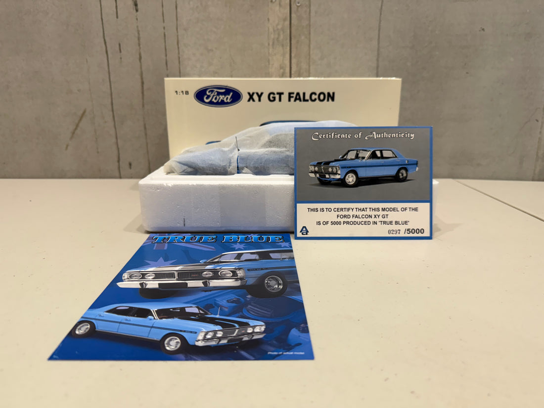 FORD FALCON XY GT - TRUE BLUE - 1:18 SCALE DIECAST MODEL - AUTOart