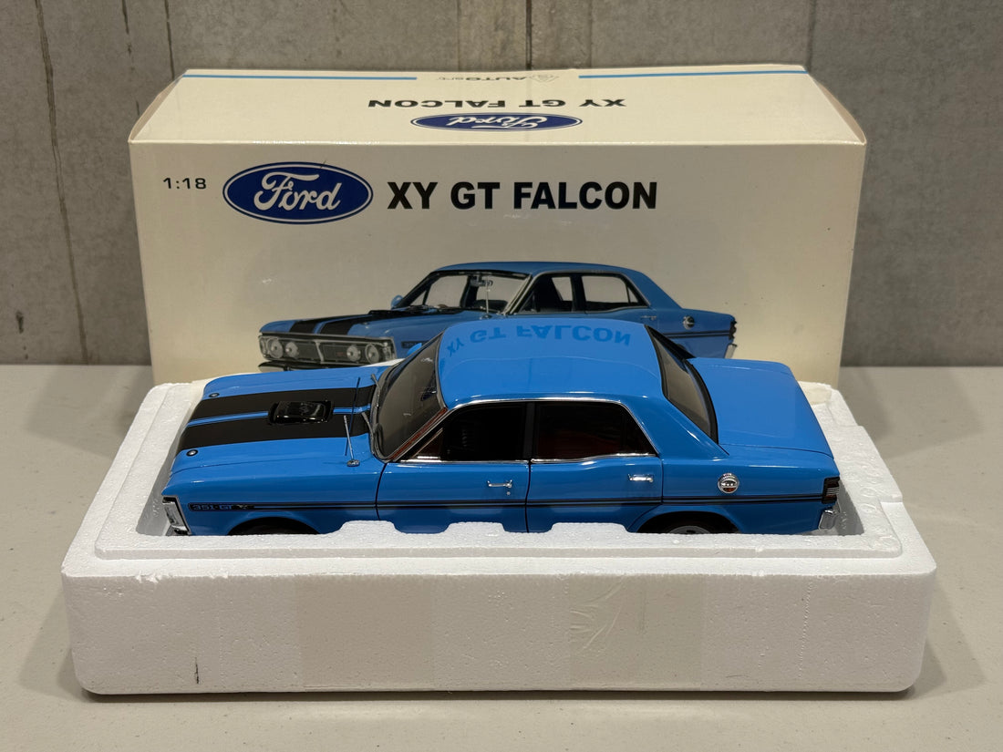 FORD FALCON XY GT - TRUE BLUE - 1:18 SCALE DIECAST MODEL - AUTOart