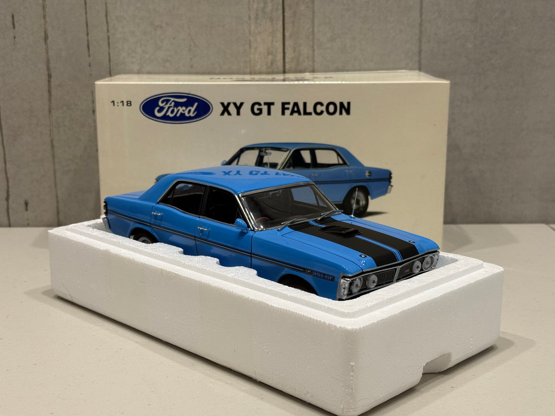 FORD FALCON XY GT - TRUE BLUE - 1:18 SCALE DIECAST MODEL - AUTOart