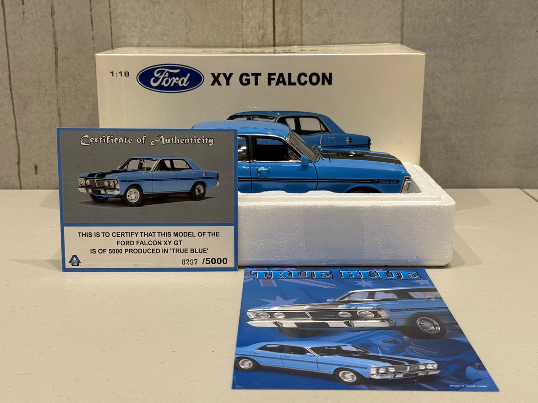 FORD FALCON XY GT - TRUE BLUE - 1:18 SCALE DIECAST MODEL - AUTOart
