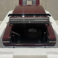 FORD XY FALCON GTHO PHASE III - VINTAGE BURGUNDY/GOLD SIDE STRIPES - 1:18 SCALE DIECAST MODEL - AUTOart